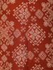 Rust Orange Geometric Printed Design Cotton Anarkali Salwar Suit with Dupatta