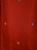 Rust Orange Silver Beads Embroidered Design Organza Palazzo Suit