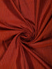 Rust Orange Striped Zari Woven Design Pure Kanchipuram Silk Saree with Contrast Retta Petta Border