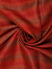 Rust Red  Abstract Woven Design Pure Tussar Saree with Floral Border