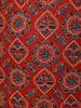 Rust Red Geometric Printed Cotton Salwar Suit - Diadem