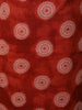 Rust Red Geometric Printed Design Cotton Straight Cut Salwar Suit with Dupatta