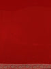 Rust Red Cow And Calf Motif Embroidered Georgette Saree - Diadem