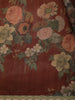 Rustic Maroon Floral Printed Tussar Silk Saree - Diadem