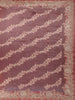 Rustic Rose Floral Zari Sequin Embellishment Organza Saree - Diadem