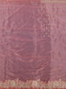 Rustic Rose Floral Zari Sequin Embellishment Organza Saree - Diadem