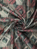 Sage Green Abstract Printed Design Semi Tussar Saree