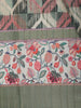 Sage Green Abstract Printed Design Semi Tussar Saree