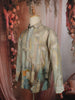 Sage Green Abstract Woven Design Pure Cotton Fancy Wear Full Sleeve Men Shirt