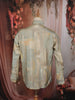 Sage Green Abstract Woven Design Pure Cotton Fancy Wear Full Sleeve Men Shirt