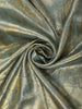 Sage Green Floral Zari Woven Design Banarasi Silk Saree with Designer Border