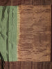 Sage Green Butta Zari Woven Design Kanchipuram Silk Saree with Contrast Checked Zari Border