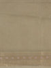 Sage Green Floral Design Organza Saree With Embellished Border And Contrast Pallu