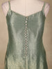 Sage Green Floral Design Silk Salwar Suit