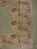 Sage Green Floral Design Tussar Silk Saree