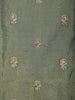 Sage Green Floral Embroidered Tissue Silk Straight Cut Salwar Suit with Dupatta
