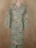 Sage Green Floral Printed Design Cotton Salwar Suit