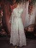 Sage Green Floral Thread and Mirror Embroidered Design Net Lehenga with Dupatta