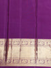 Sage Green Floral Woven Pure Kanchipuram Silk Saree with Zari Border