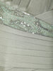 Sage Green Heavy Sequins and Beads Embroidered Design Shimmer Ready To Wear Saree with Designer Blouse
