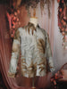 Sage Green Leaf Printed Design Pure Cotton Fancy Wear Full Sleeve Men Shirt