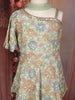 Sage Green Sequins and Thread Embroidered Design Crepe Kids Palazzo Suit
