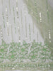 Sage Green Sequins and Beads Embroidered Design Pure Organza Designer Saree