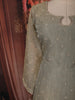 Sage Green Stone Embellished Design Tissue Silk Straight Cut Salwar Suit with Dupatta