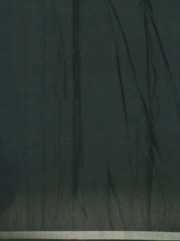 Sage Green Striped Tussar Silk Saree - Diadem