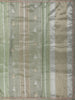 Sage Green Striped Zari Woven Design Tissue Organza Saree