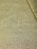 Sage Olive Green Geometric Zari Woven Design Tissue Silk Saree with Scalloped Border