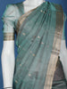 Sage Green Butta weave Organza Saree - Diadem