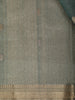 Sage Green Butta weave Organza Saree - Diadem