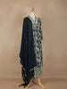 Sage Green Floral Printed Cotton Salwar Suit - Diadem