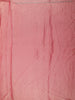 Salmon Pink Abstract Stone Embellished Design Crushed Fancy Saree with Designer Border