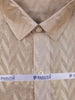 Sandal Jacquard Design Silk Full-Sleeve Shirt With Matching Dhoti Set