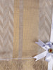 Sandal Jacquard Design Silk Full-Sleeve Shirt With Matching Dhoti Set