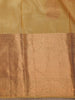 Sandal Peacock Motif Woven Kanchipuram Silk Saree