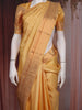 Sandal Peacock Motif Woven Kanchipuram Silk Saree