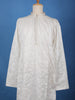 White Floral Designed Cotton Kurta Set - Diadem