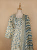 Sandal Floral Embroidered Anarkali Salwar Suit