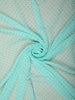 Sea Blue Stone Embellished Design Chiffon Fancy Saree with Designer Border