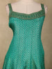 Sea Green Butta Zari Woven Design Tissue Silk Palazzo Suit