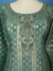 Sea Green Floral Butta Design Silk Salwar Suit