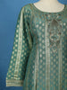 Sea Green Floral Butta Design Silk Salwar Suit