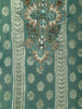 Sea Green Floral Butta Design Silk Salwar Suit