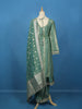 Sea Green Floral Butta Design Silk Salwar Suit