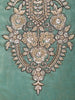 Sea Green Floral Sequins Embroidered Tissue Organza Salwar Suit
