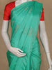 Sea Green Floral Woven Soft Silk Saree