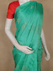 Sea Green Floral Woven Soft Silk Saree